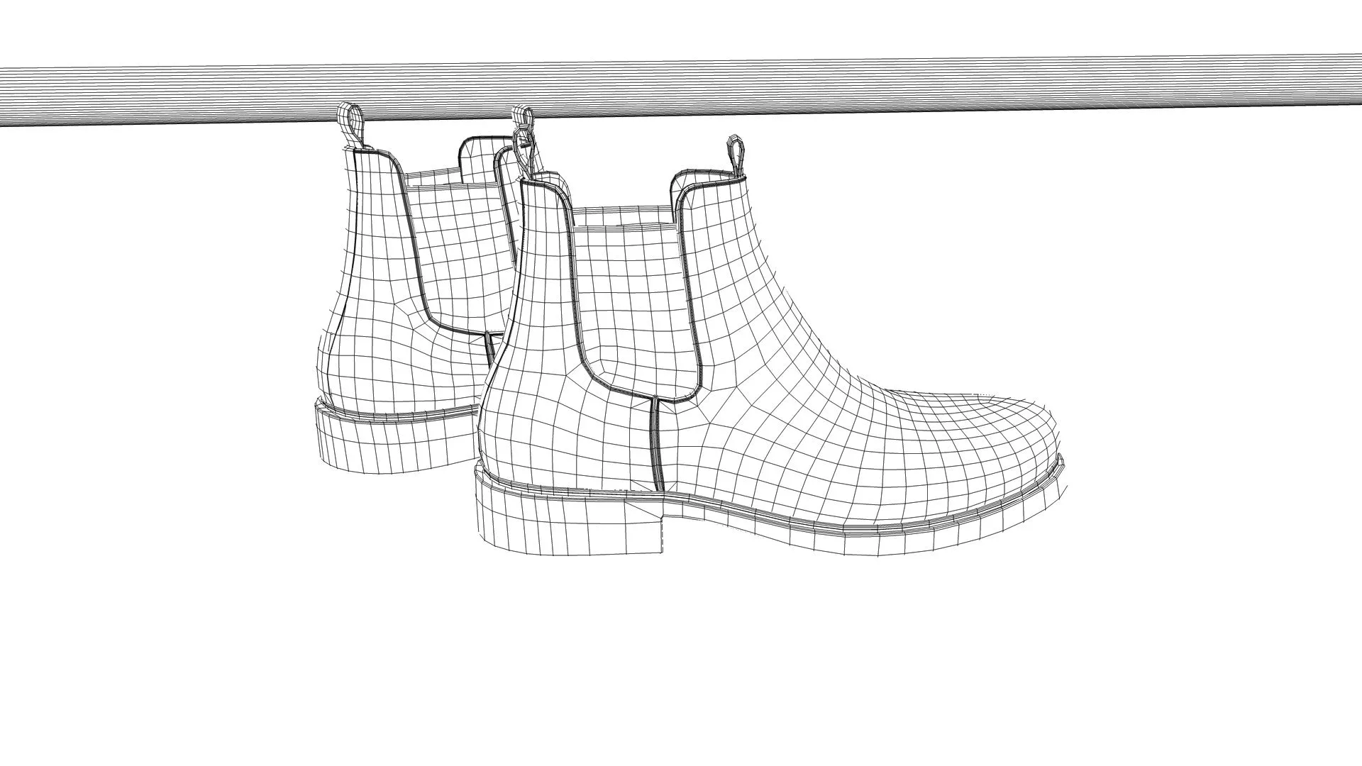 3D Produktdesign von Schuhen