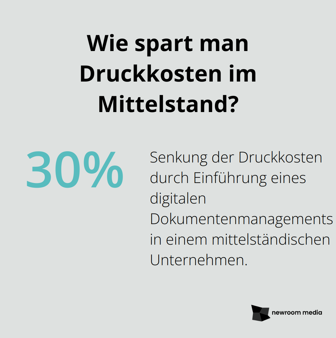 Wie spart man Druckkosten im Mittelstand?