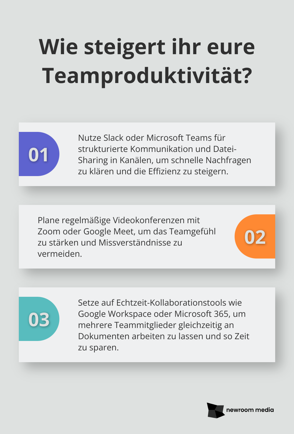 Fact - Wie steigert ihr eure Teamproduktivität?